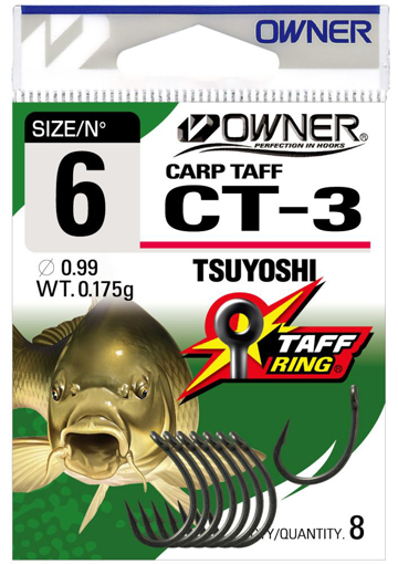 Picture of Owner CT-3 Carp Taff Tsuyoshi, vel.6 (8ks)