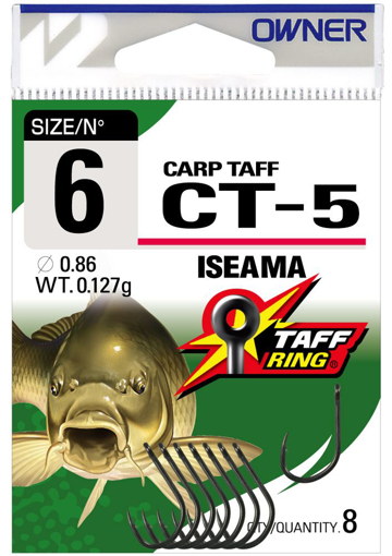 Picture of Owner CT-5 Carp Taff Iseama, vel.2 (8ks)