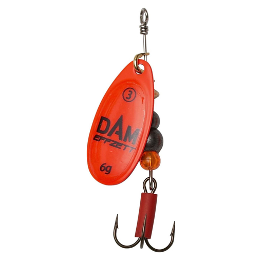 Bild von DAM EFFZETT Fluo Spinner Red, #2 4g