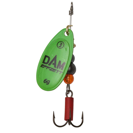 Bild von DAM EFFZETT Fluo Spinner Green, #3 6g