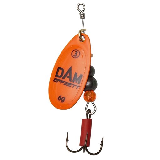 Bild von DAM EFFZETT Fluo Spinner Orange, #6 20g