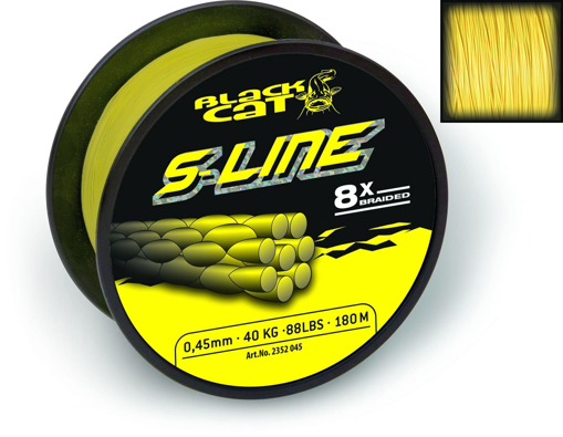 Bild von Šňůra Black Cat S-Line, 450m 0.55mm 70kg