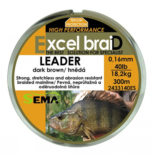 Bild von Šňůra Excel braiD Leader 300m, 0.27mm 45.5kg