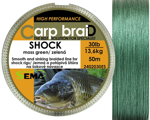 Image sur Sema Carp braiD Shock 50m, 30lbs/13.6kg