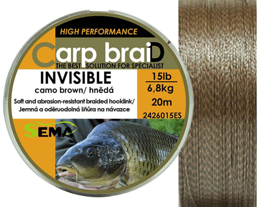 Picture of Sema Carp braiD Invisible 20m 15lbs/6.8kg