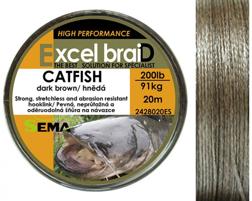 Bild von Sema Excel braiD Catfish 20m, 150lbs/68.2kg