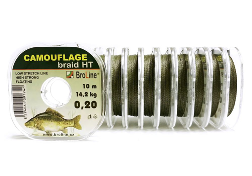 Image sur BroLine Camouflage braid HT 10m, 0.14mm 10.3kg