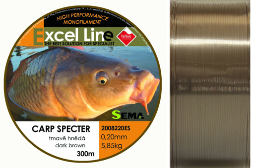 Obrazek Sema Excel Line Carp Specter 300m, 0.28mm 9.85kg