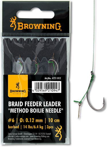 Bild von Browning Braid Feeder LM Boilie Needle, #4 .14mm