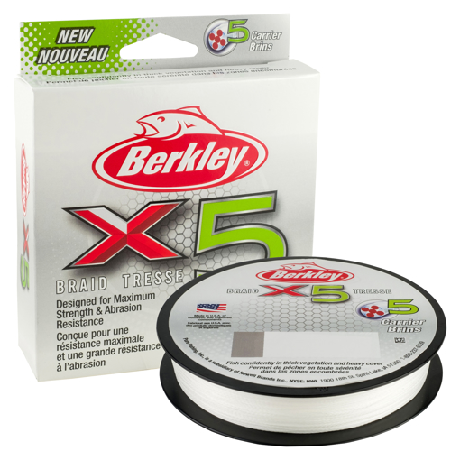 Image sur Berkley X5 Braid Crystal 150m, 0.08mm 7.6kg