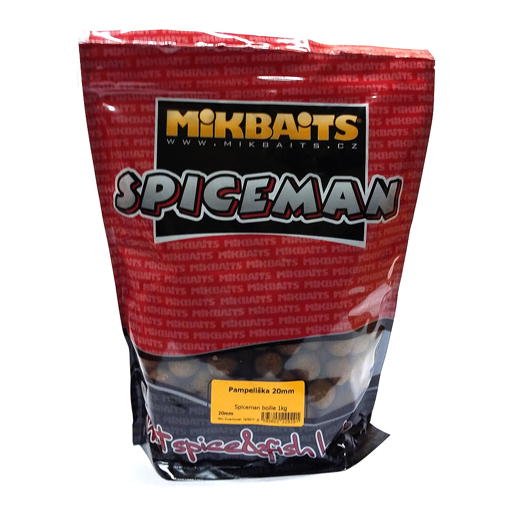 Obrázek z Mikbaits Spiceman Boilie 1kg Pampeliška 20mm