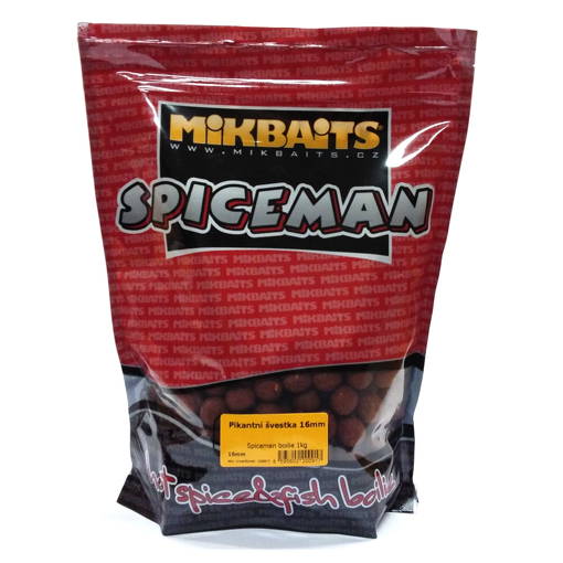 Obrázek z Mikbaits Spiceman Boilie 1kg Pikantní Švestka 16mm