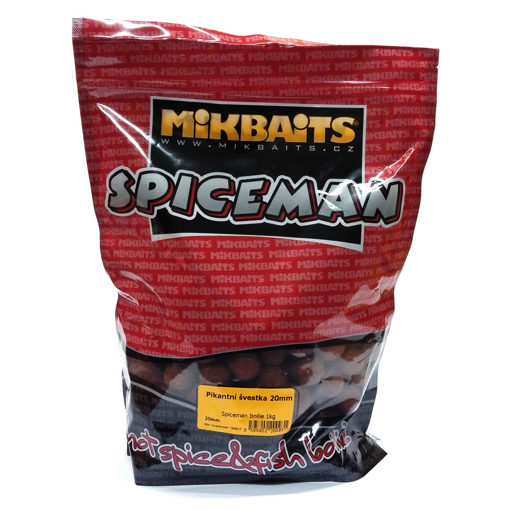 Obrázek z Mikbaits Spiceman Boilie 1kg Pikantní Švestka 20mm