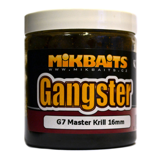 Obrazek Gangster Glugged Boilie 250ml G7 Maste Krill 16mm