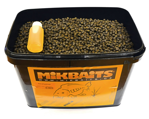 Obrázek z Mikbaits Pstruží granule 4mm,10kg+100ml Losos Oil