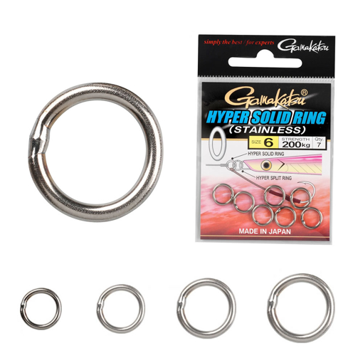 Obrazek Gamakatsu Hyper Solid Ring, vel.7 331kg (6ks)