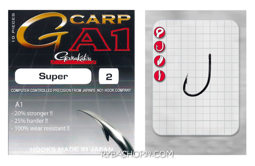 Image sur Gamakatsu A1 G-Carp Super Hook, vel.1