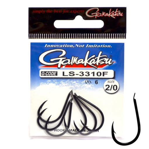 Obrazek Gamakatsu LS-3310F Hook, #2/0 (6ks)