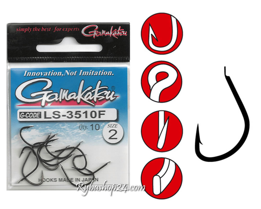 Obrazek Gamakatsu LS-3510F Hook, vel.2/0 (8ks)