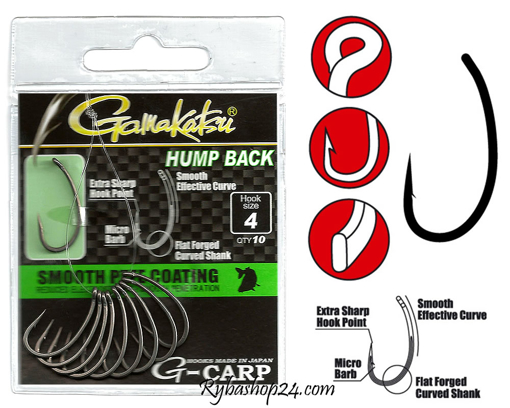 Obrázek z Gamakatsu G-Carp Hump Back, vel.6