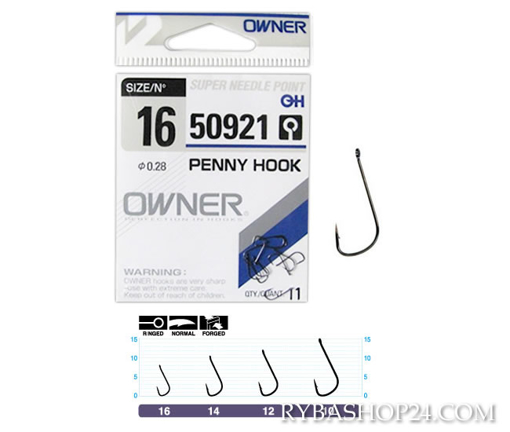 Image sur Owner 50921 Penny Hook, vel.16