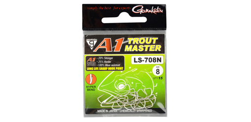 Picture of Gamakatsu A1 Trout Master LS-708N, vel.8