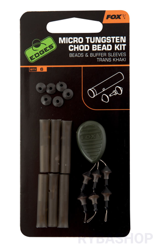 Bild von FOX Edges Micro Tungsten Chod Bead Kit (6ks)