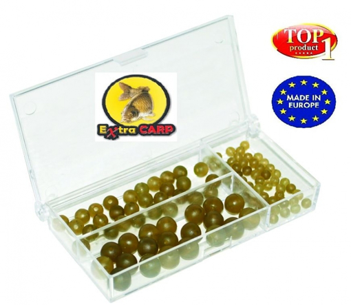 Image sur Gumové korálky Extra Carp Ruber Beads Set 100ks