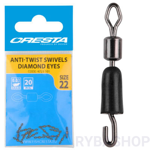 Obrazek Cresta In-Tube Hooklength Connector, Semi Fixed #8