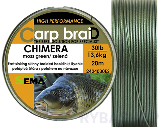 Image sur Sema Carp braiD Chimera 20m, 40lbs/18.2kg