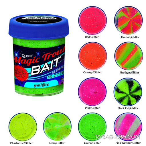 Quantum Magic Trout Bait Glitter, Natural/Gl.