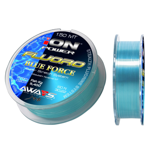 Image sur AWA-S Ion Power Fluoro Blue Force 150m 0.181mm