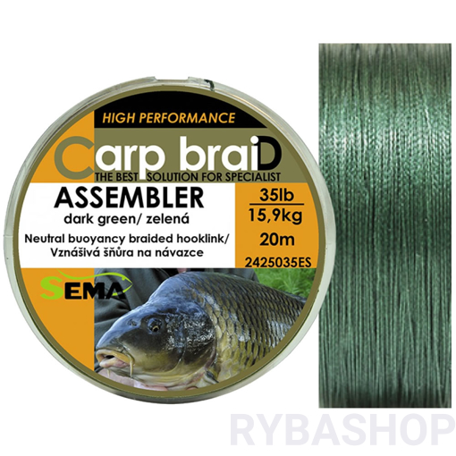 Obrázek z Sema Carp braiD Assembler 20m 25lbs