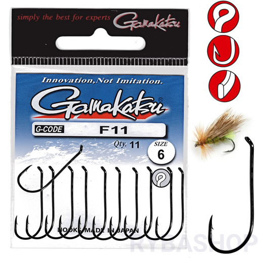 Gamakatsu F11 Hook #4 11pcs