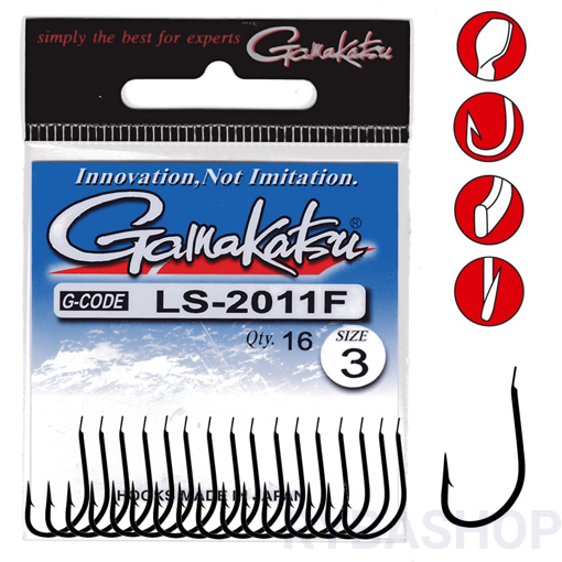 Gamakatsu LS-2011F Hook #10 18pcs