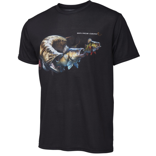 Bild von Tričko Savage Gear Cannibal Tee Black #M