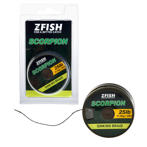 Zfish Scorpion Sinking Braid 20m 20lb