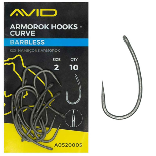 Avid Carp Armorok Curve Hooks Barbless