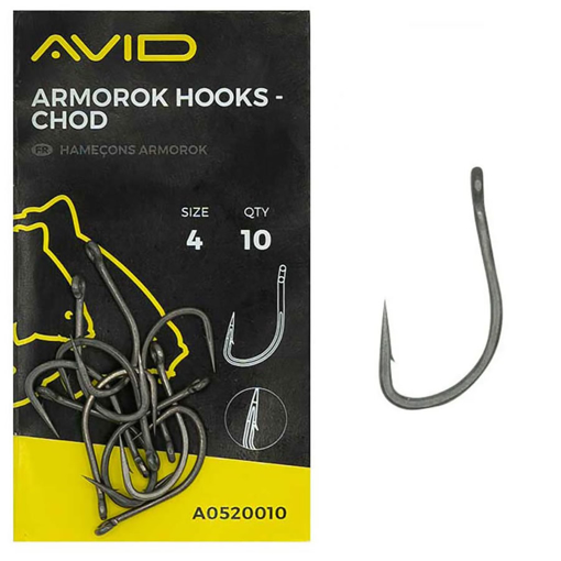 Avid Carp Armorok Chod Hooks Barbed