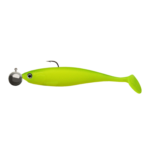 Obrázek z Cormoran Action Fin Shad RTF 13cm UV Lime (2ks)