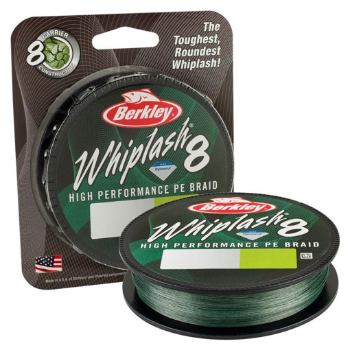 Obrázek z Berkley Whiplash 8 Moss Green 150m 0.20mm 27.7kg