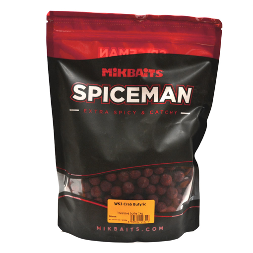 Bild von Spiceman Boilie WS3 Crab Butyric 1kg 16mm