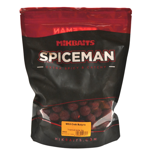 Bild von Spiceman Boilie WS3 Crab Butyric 1kg 24mm