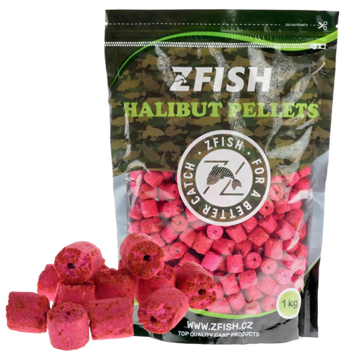 Obrázek z Zfish Halibut Pellets 1kg 20mm Chilli-RobinRed