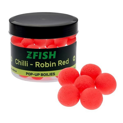 Picture of Zfish Pop-Up Boilie 60g 16mm Chilli & Robin Red