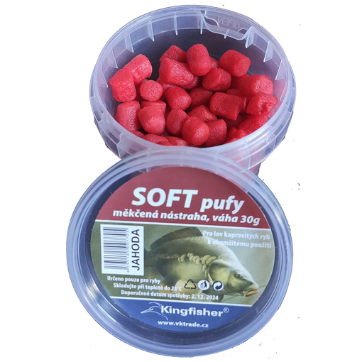 Obrazek Kingfisher Soft Pufy 30g Jahoda