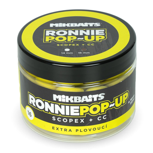 Obrázek z Mikbaits Ronnie Pop-Up 150ml Scopex + CC 16mm