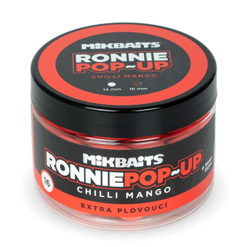 Obrázek z Mikbaits Ronnie Pop-Up 150ml Chilli Mango 16mm