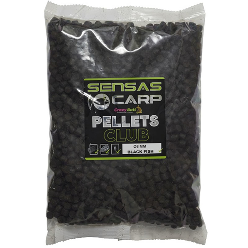 Obrázek z Pelety Sensas Club Black Fish 10kg 8mm