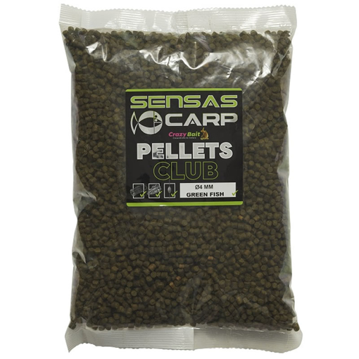 Obrazek Sensas Pellets Club Green Fish 1kg 4mm